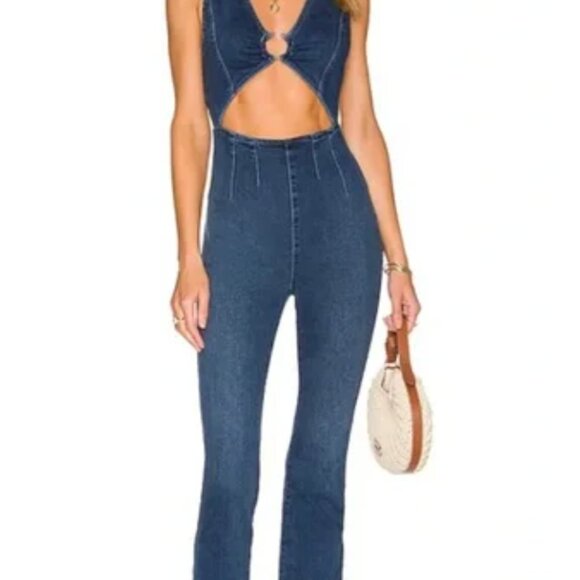 Free People Ultraviolet Jumpsuit - Size XL - Picture 2 of 7